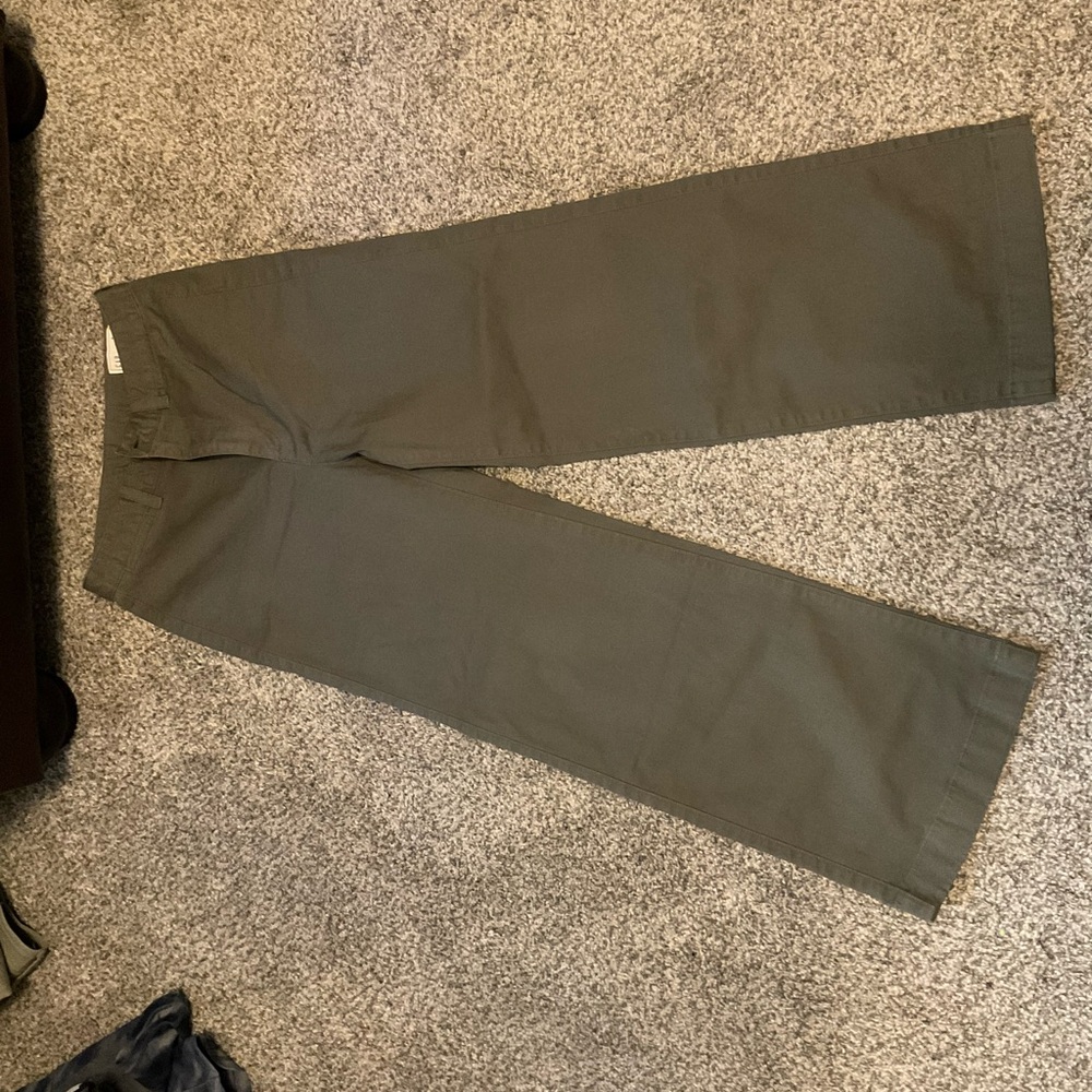 GAP Green Chinos Versatile Straight-Leg Pants